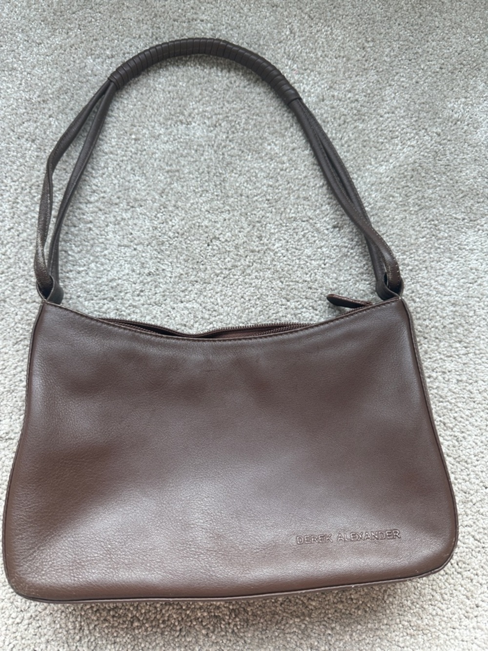 Derek Alexander Chocolate Brown Shoulder Bag